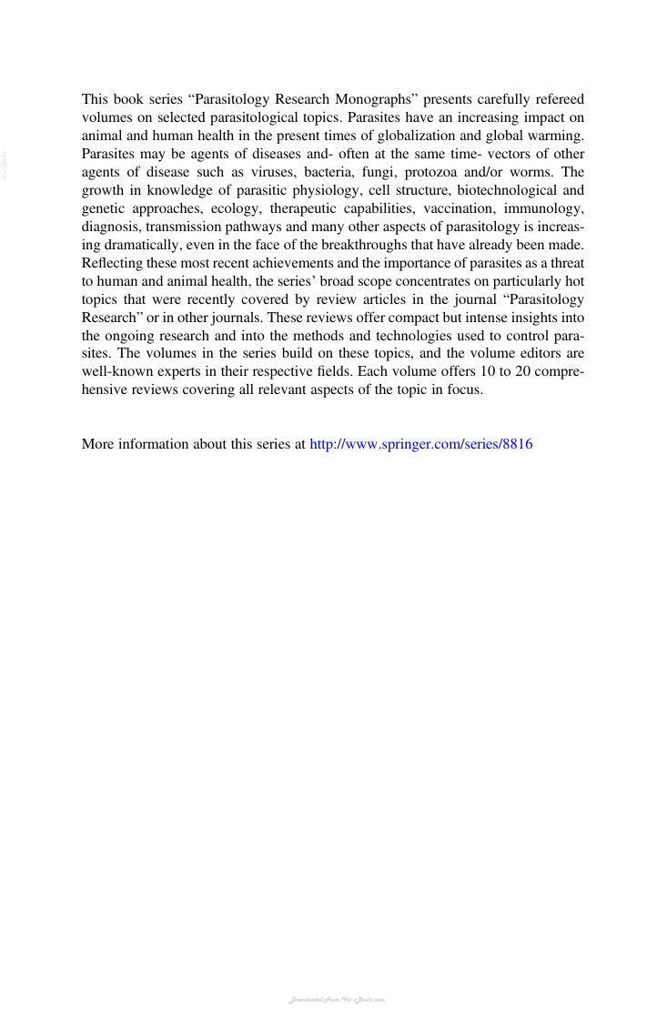 Look Inside sample page 3 - Dog Parasites Endangering Human Health