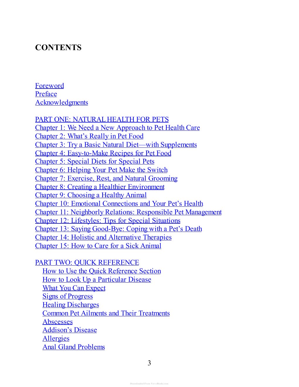Look Inside sample page 3 - Dr Pitcairns Complete Guide To Natural Health For Dogs And Cats 3Rd Revised And Updated Edition