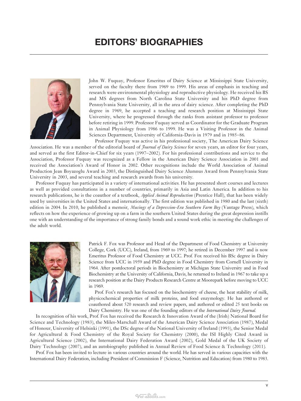 Look Inside page 6 - Encyclopedia Of Dairy Sciences 2nd Edition 4 Volume Set