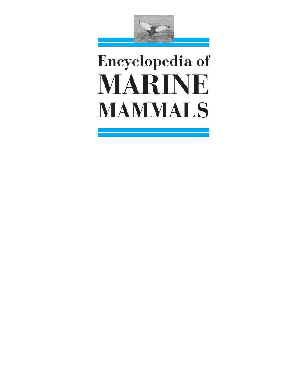Look Inside sample page 2 - Encyclopedia Of Marine Mammals 2Nd Edition