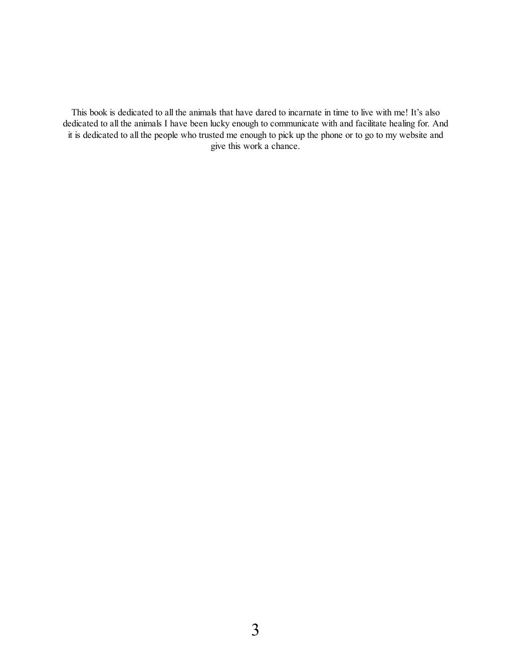 Look Inside sample page 3 - Energy Healing For Animals A Hands On Guide For Enhancing The Health Longevity And Happiness Of Your Pets