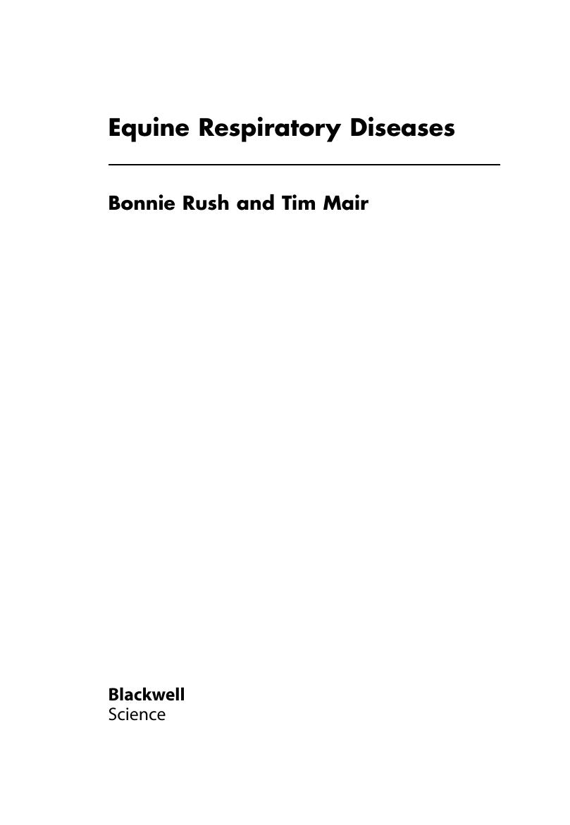 Look Inside sample page 2 - Equine Respiratory Diseases