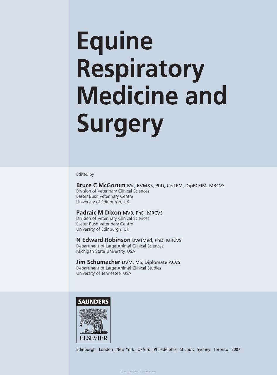 Look Inside page 2 - Equine Respiratory Medicine And Surgery