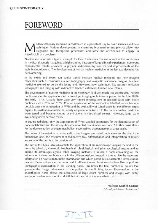 Look Inside page 5 - Equine Scintigraphy