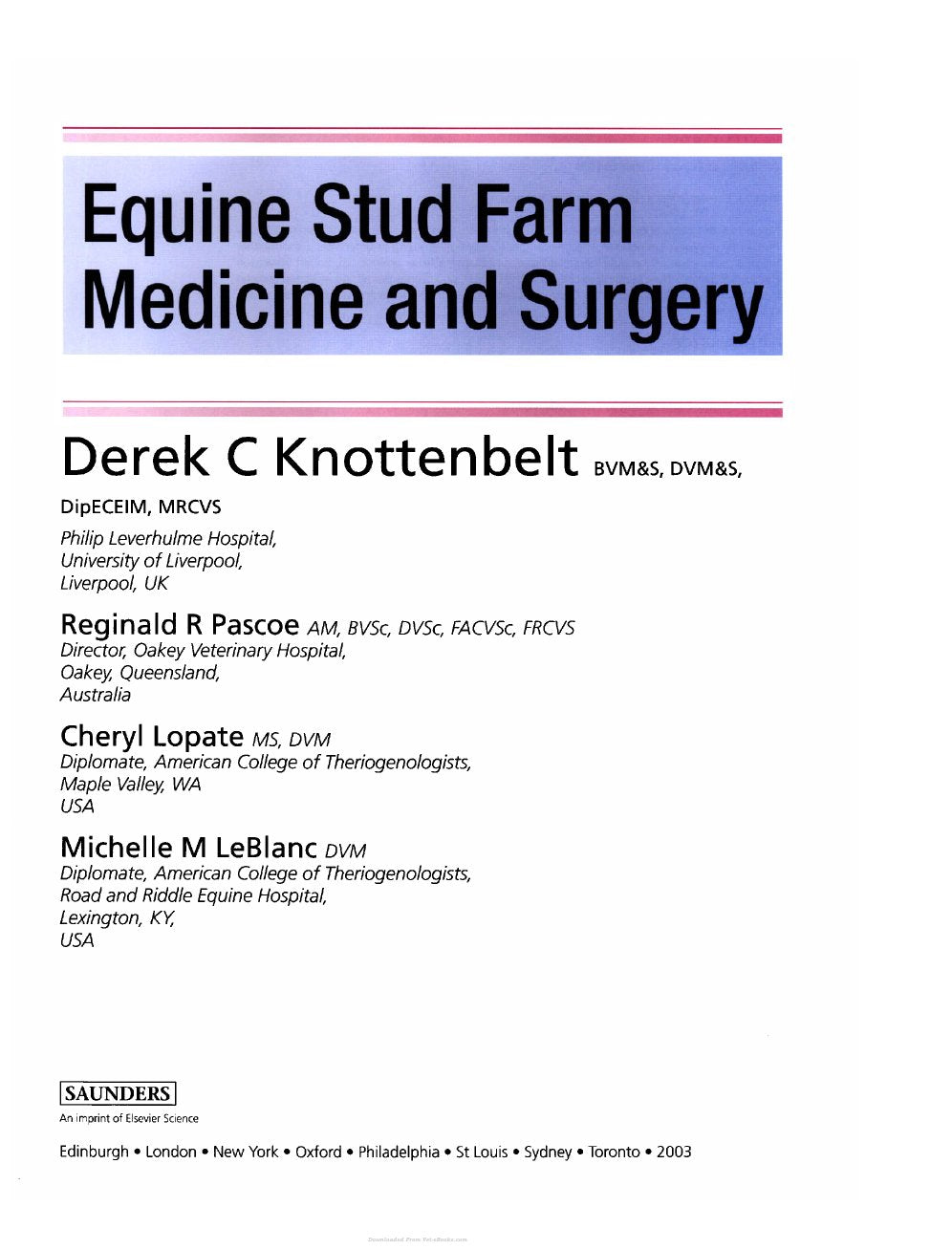 Look Inside page 4 - Equine Stud Farm Medicine And Surgery