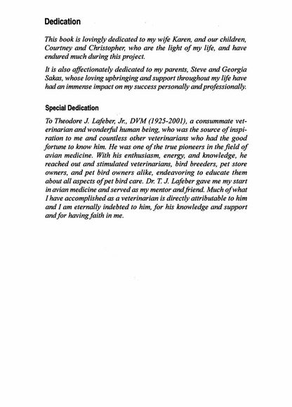 Look Inside page 4 - Essentials of Avian Medicine: A Guide for Practitioners 2nd Edition