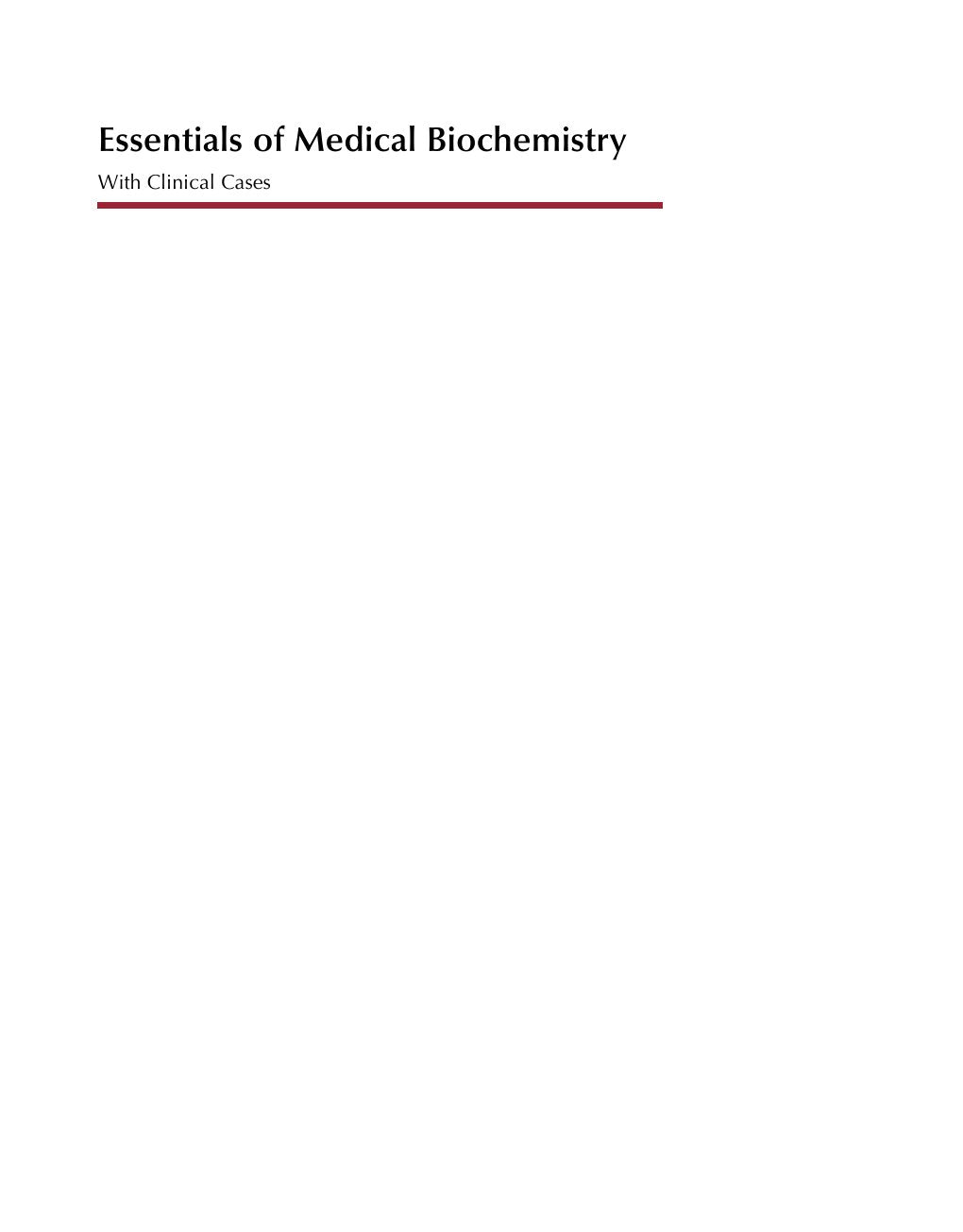 Look Inside sample page 2 - Essentials Of Medical Biochemistry With Clinical Cases 2Nd Edition