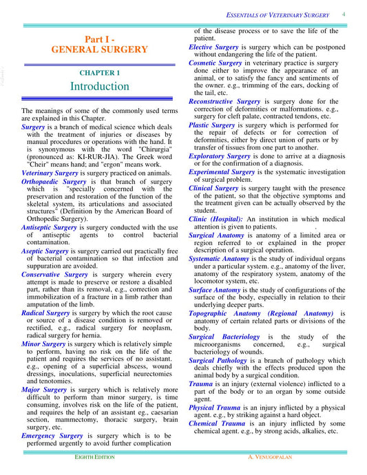 Look Inside page 5 - Essentials Of Veterinary Surgery 8Th Edition