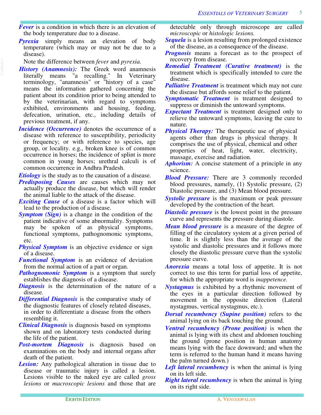 Look Inside page 6 - Essentials Of Veterinary Surgery 8Th Edition