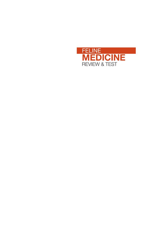 Look Inside sample page 2 - Feline Medicine Review And Test