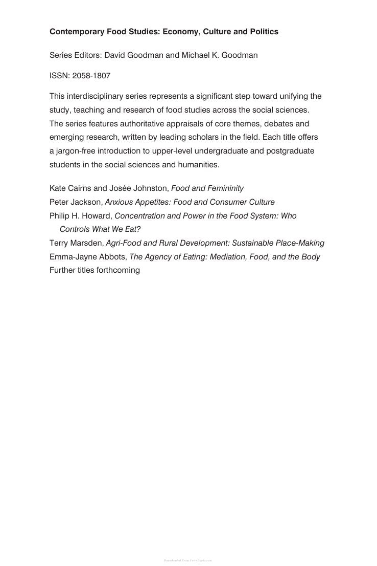 Look Inside sample page 3 - Food And Animal Welfare