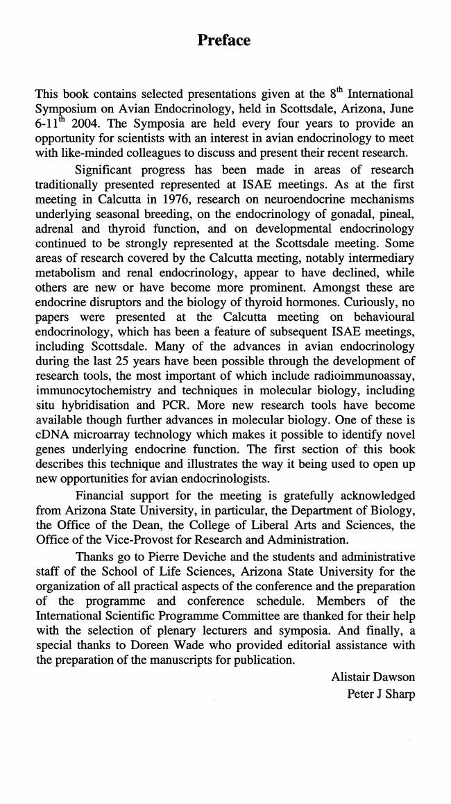 Look Inside page 2 - Functional Avian Endocrinology