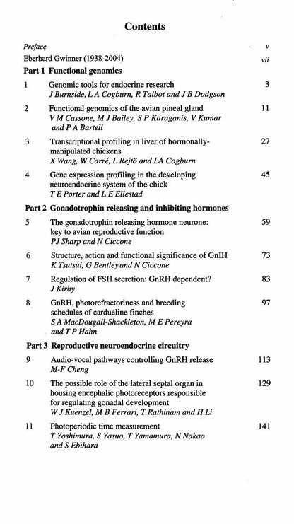 Look Inside page 6 - Functional Avian Endocrinology