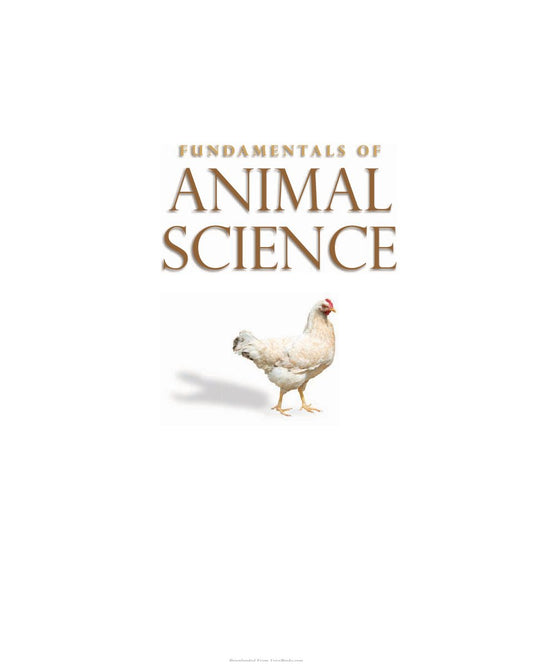 Look Inside sample page 2 - Fundamentals Of Animal Science