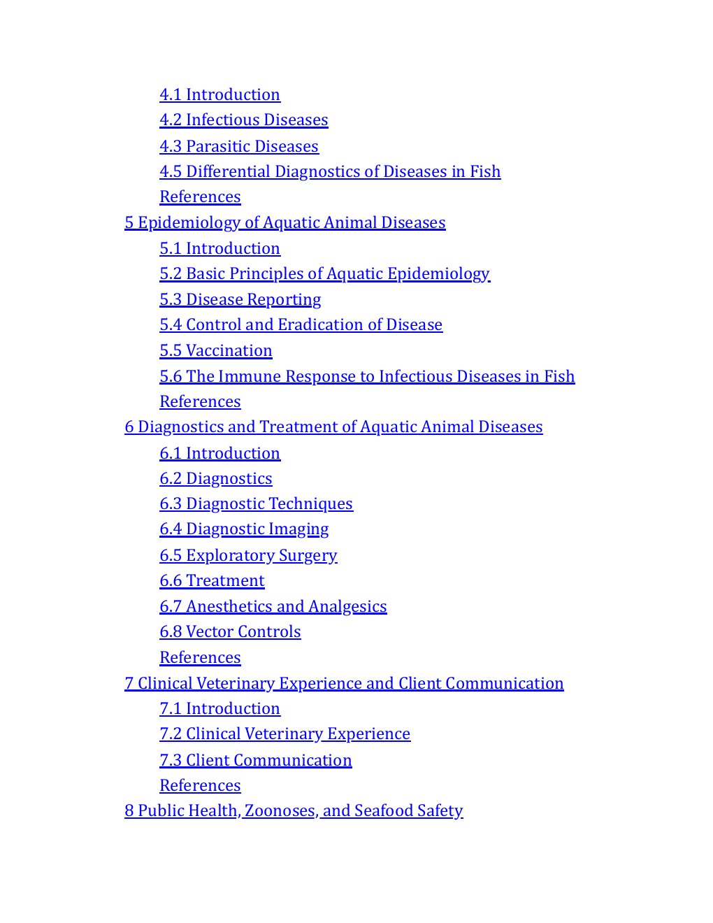 Look Inside sample page 3 - Fundamentals Of Aquatic Veterinary Medicine