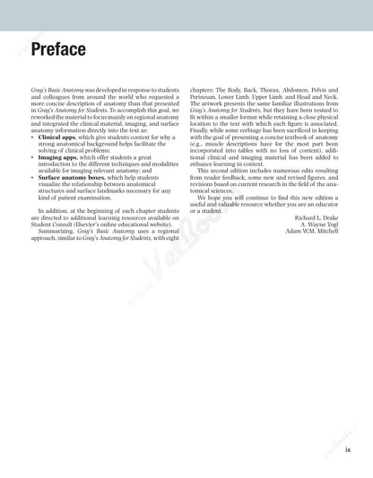 Look Inside page 11 - Gray's Basic Anatomy 2nd Edition