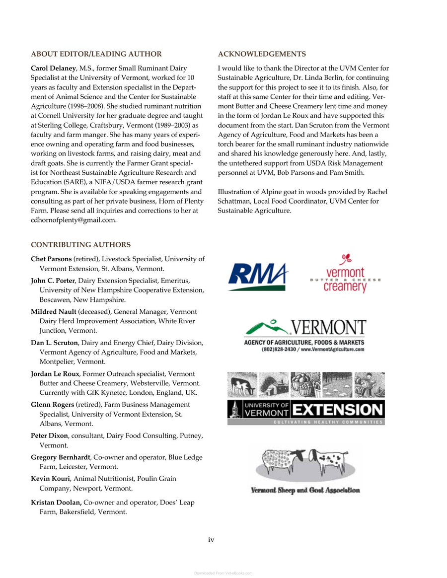 Preview page of Guide to Starting a Commercial Goat Dairy