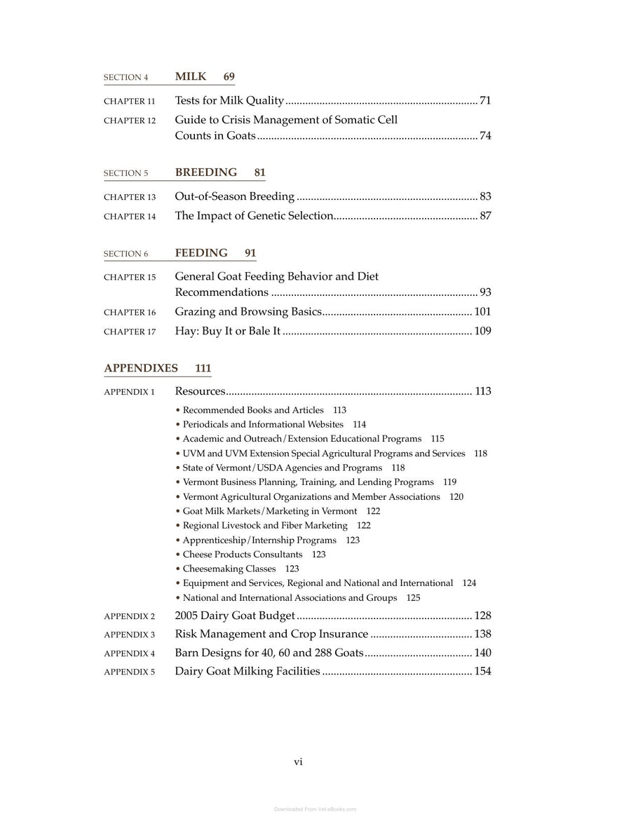 Preview page of Guide to Starting a Commercial Goat Dairy