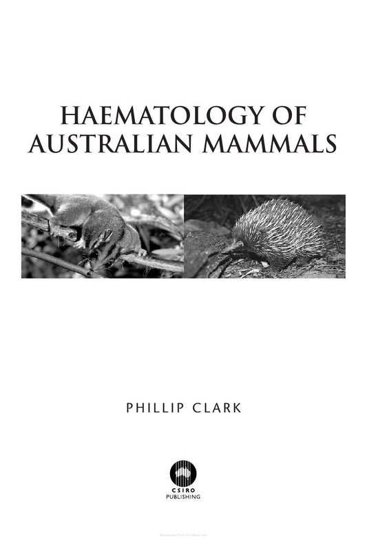 Look Inside page 4 - Haematology Of Australian Mammals
