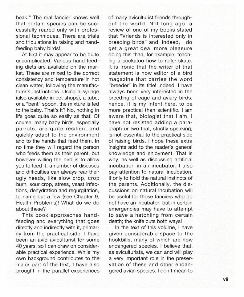 Look Inside page 9 - Hand Feeding And Raising Baby Birds Breeding Hand Feeding Care And Management