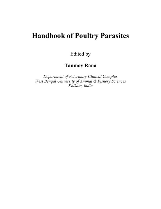 Look Inside sample page 2 - Handbook Of Poultry Parasites