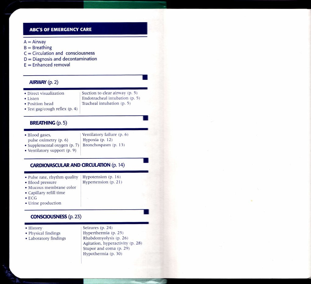Look Inside page 2 - Handbook Of Small Animal Toxicology And Poisonings