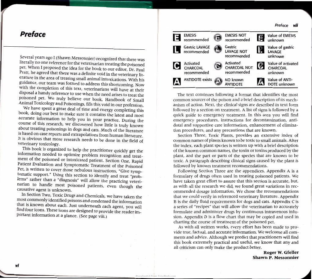Look Inside page 6 - Handbook Of Small Animal Toxicology And Poisonings