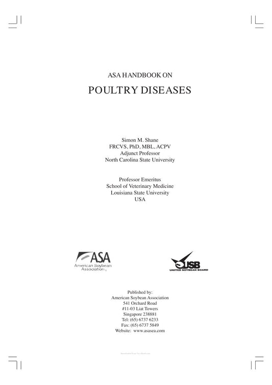 Look Inside sample page 2 - Handbook On Poultry Diseases 2Nd Edition
