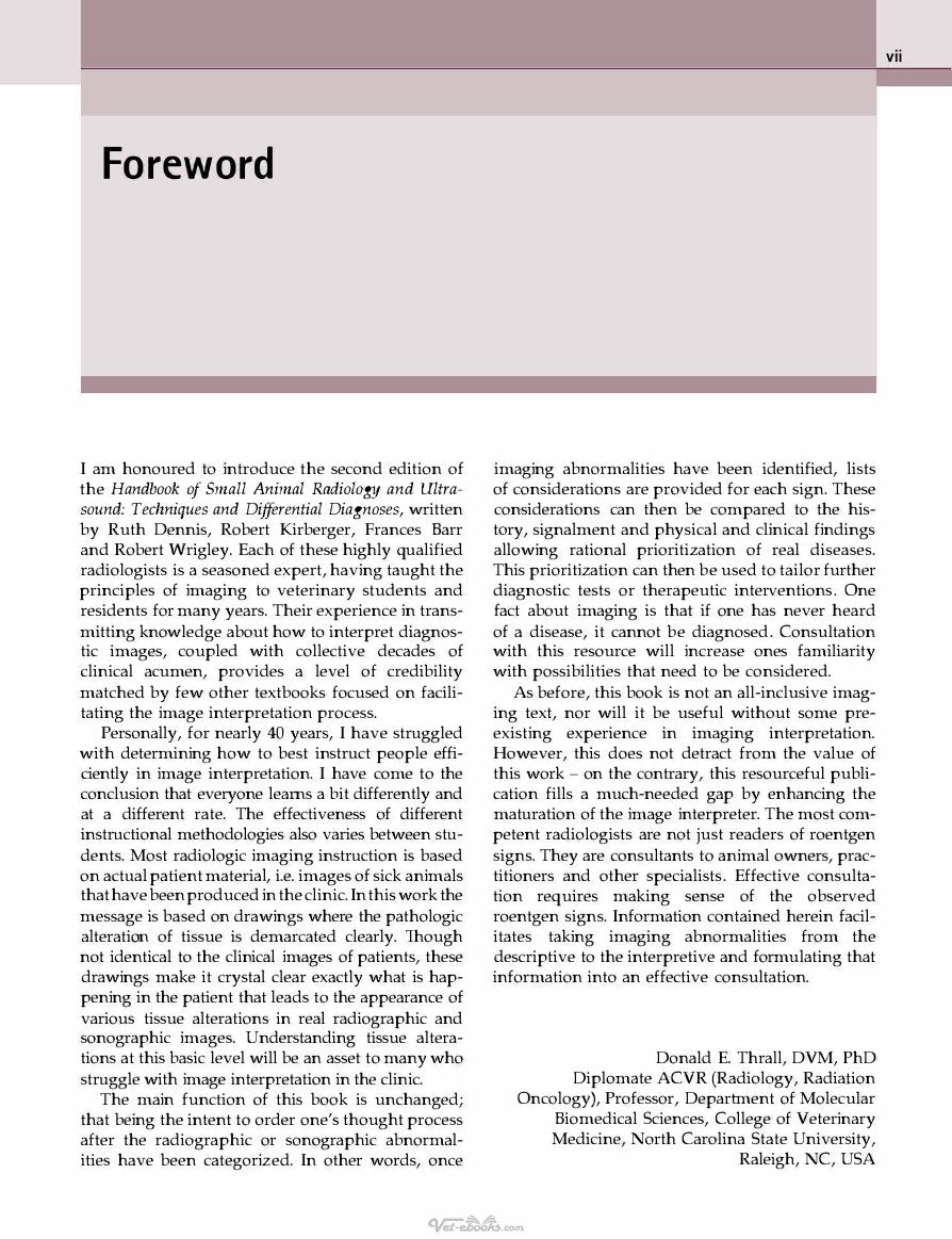Look Inside page 6 - Handbook Small Animal Radiology Ultrasound