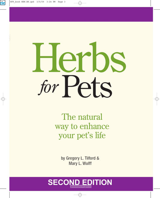 Look Inside page 4 - Herbs For Pets The Natural Way To Enhance Your Pets Life 2Nd Edition