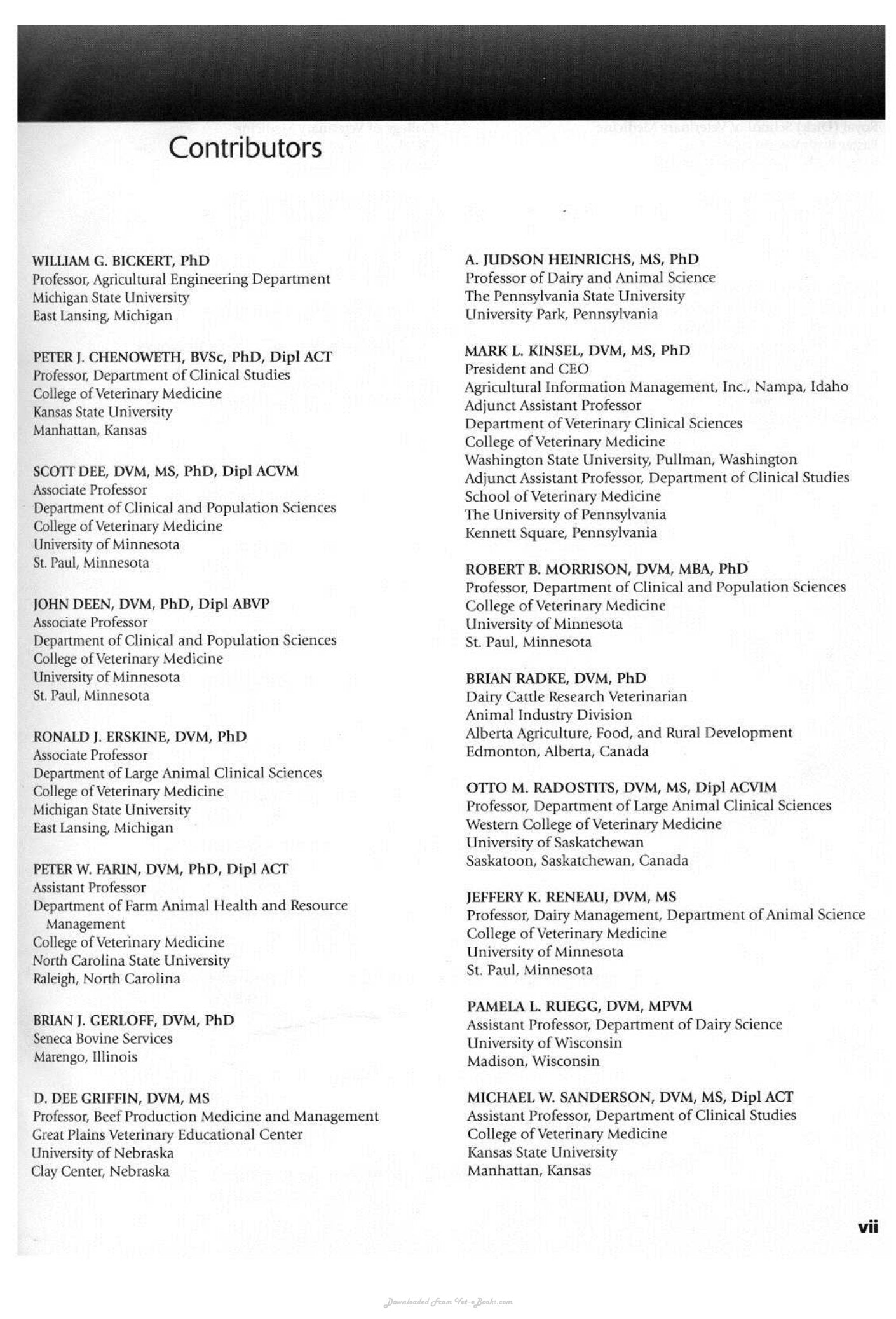 Look Inside page 6 - Herd Health Food Animal Production Medicine 3Rd Edition