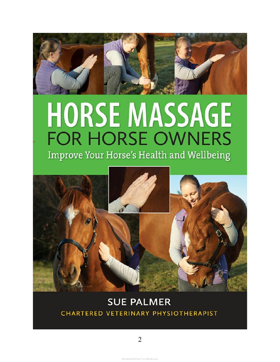 Preview page of Horse Massage for Horse Owners Improve Your Horse's Health and Wellbeing