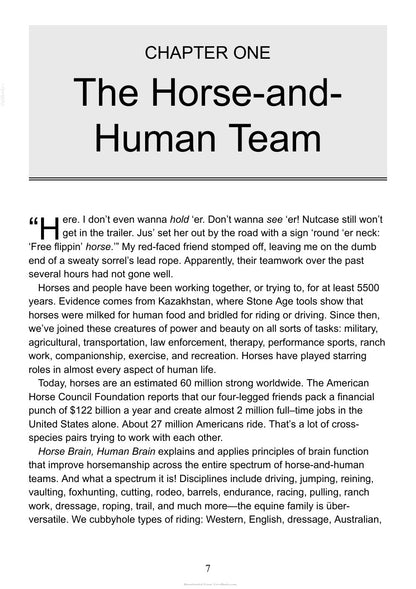 Look Inside page 7 - Horses Brain Human Brain