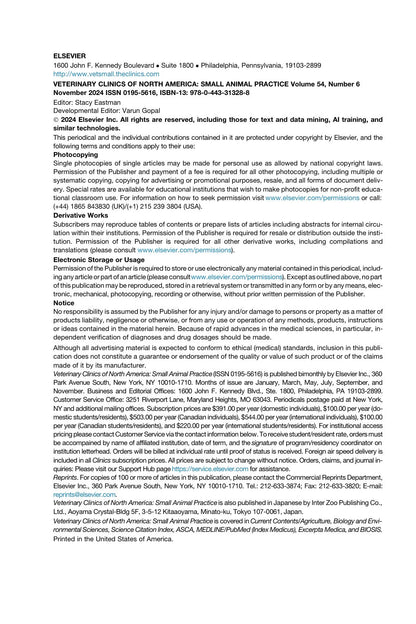 Look Inside sample page 3 - Hot Topics in Emergency and Critical Care, An Issue of Veterinary Clinics of North America — S