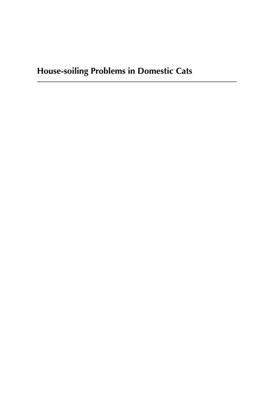 Look Inside sample page 2 - House Soiling Problems In Domestic Cats