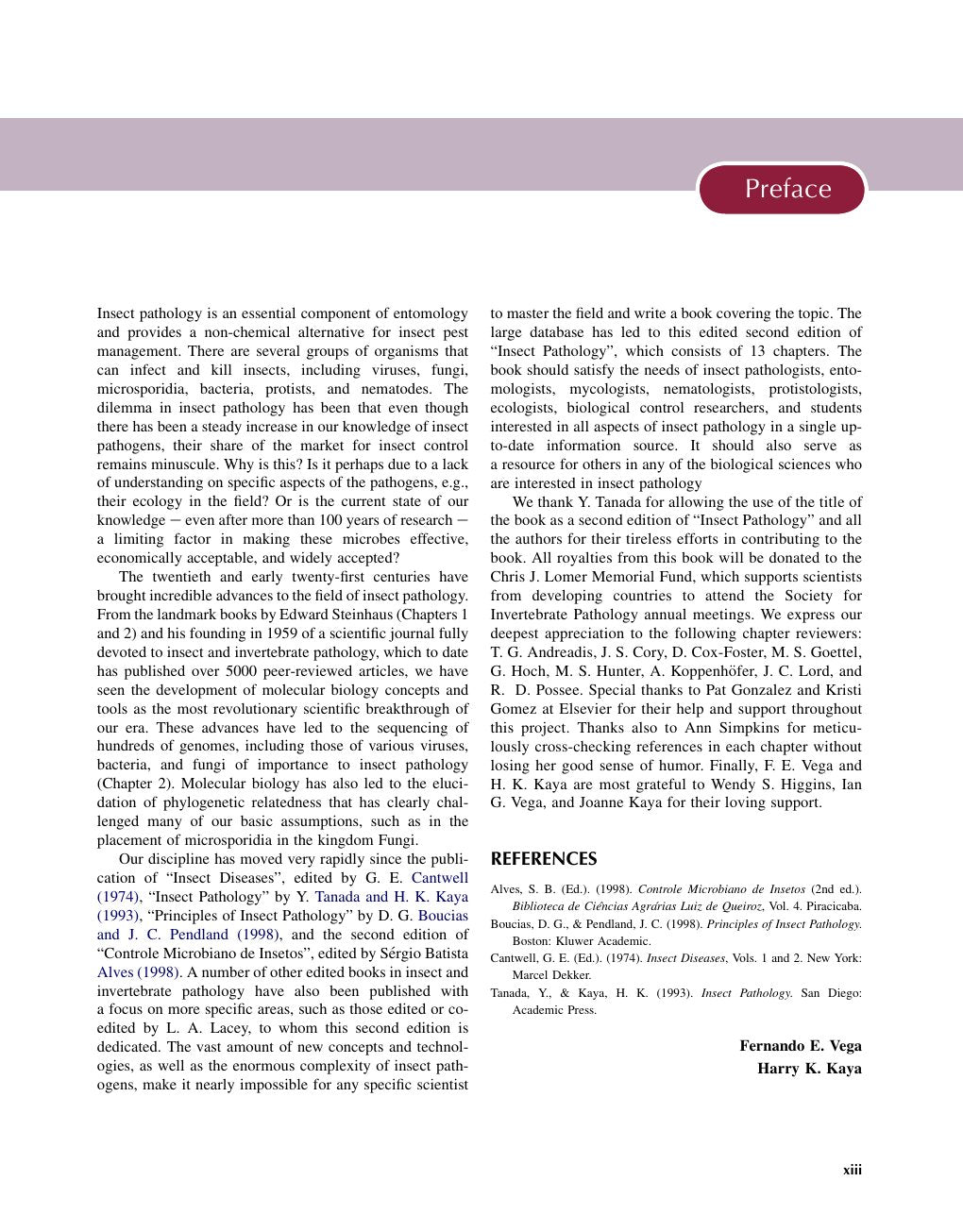 Look Inside page 4 - Insect Pathology 2Nd Edition