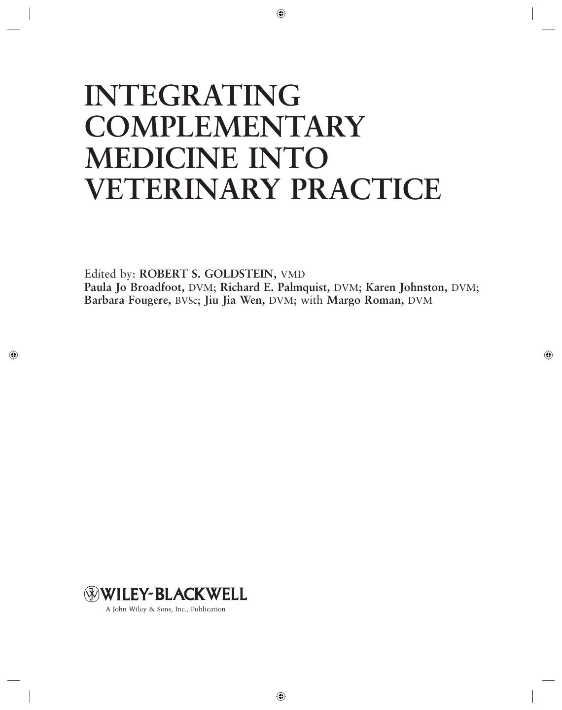 Look Inside sample page 3 - Integrating Complementary Medicine Into Veterinary Practice