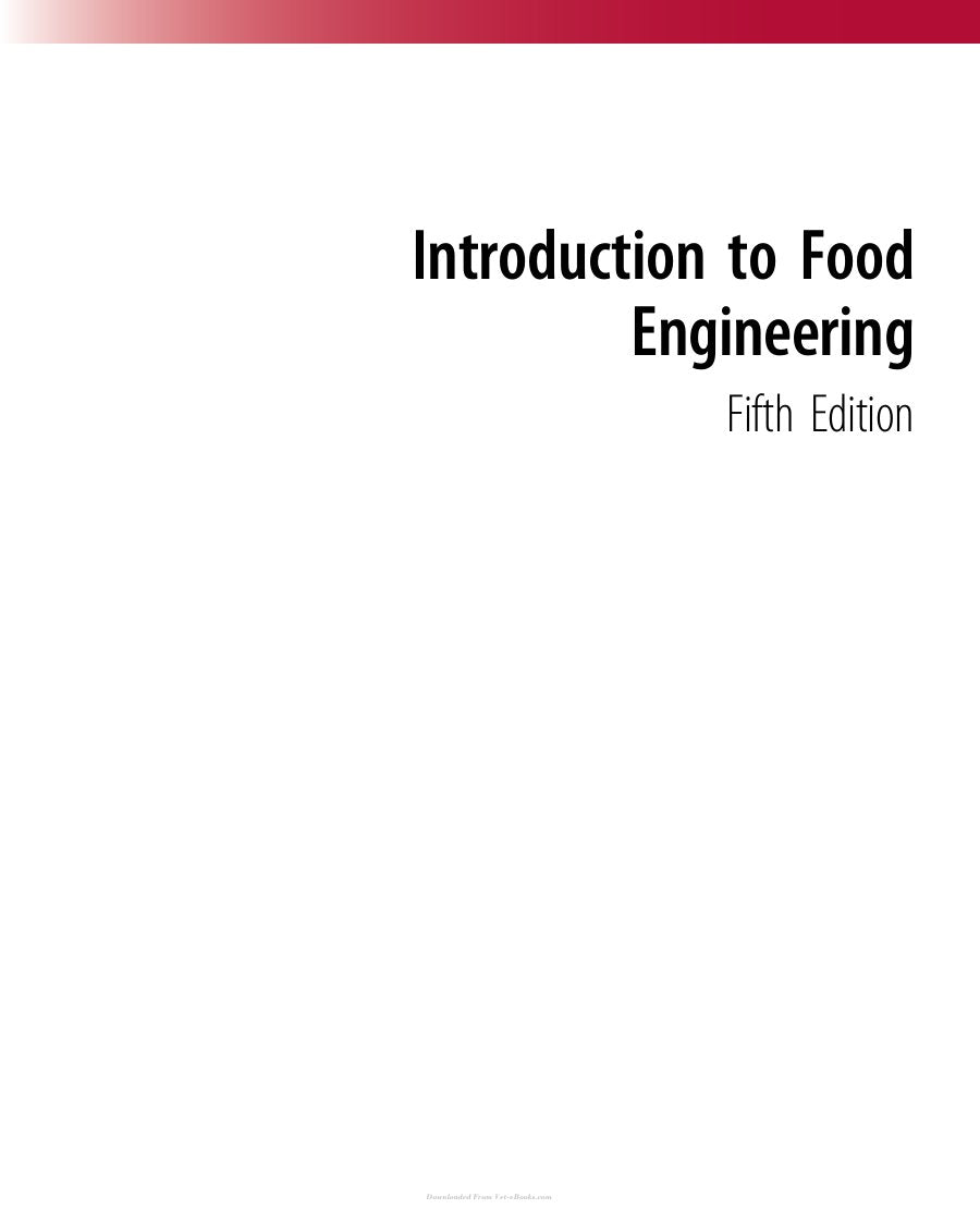 Look Inside sample page 2 - Introduction To Food Engineering 5Th Edition
