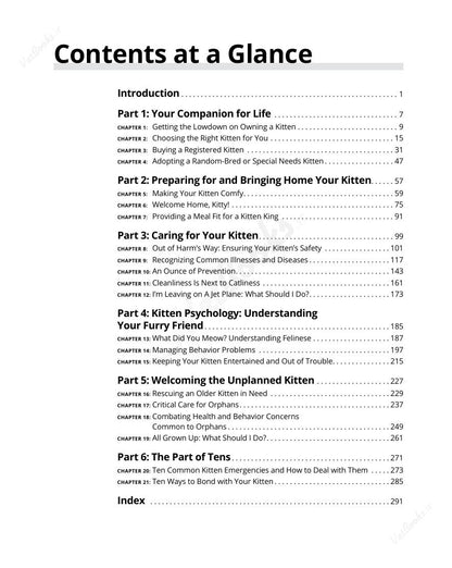 Look Inside page 5 - Kittens For Dummies