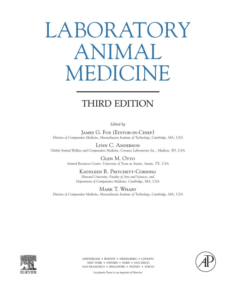 Preview page of Laboratory Animal Medicine 3rd Edition