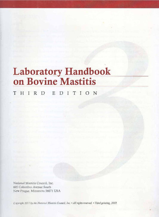Look Inside page 2 - Laboratory Handbook On Bovine Mastitis 3Rd Edition