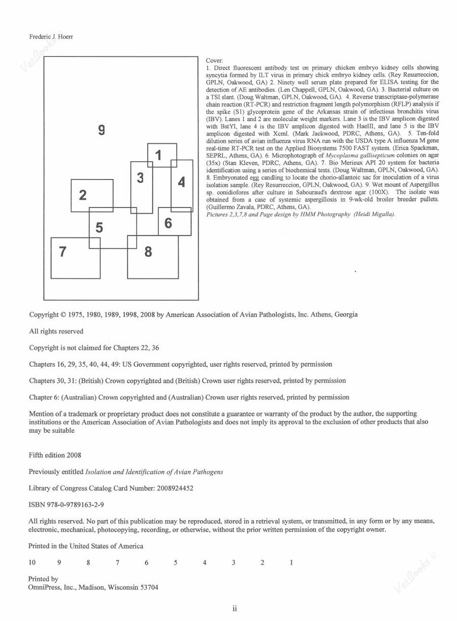 Preview page of A Laboratory Manual for the Isolation, Identification and Characterization of Avian Pathogens