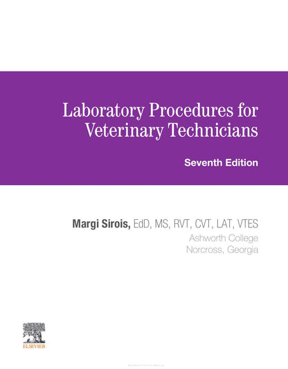 Look Inside page 3 - Laboratory Procedures For Veterinary Technicians 7Th Edition