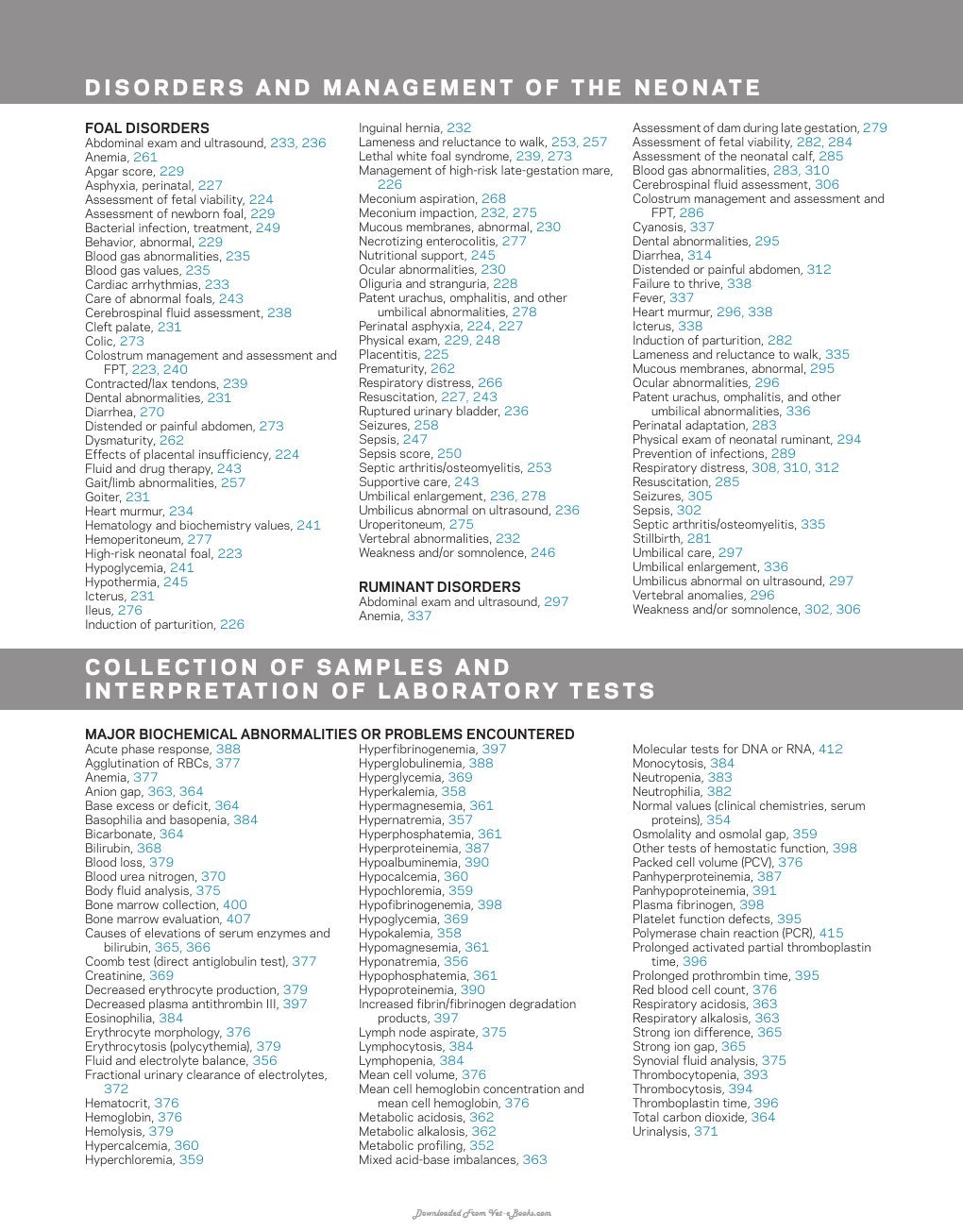 Look Inside page 3 - Large Animal Internal Medicine Fifth Edition