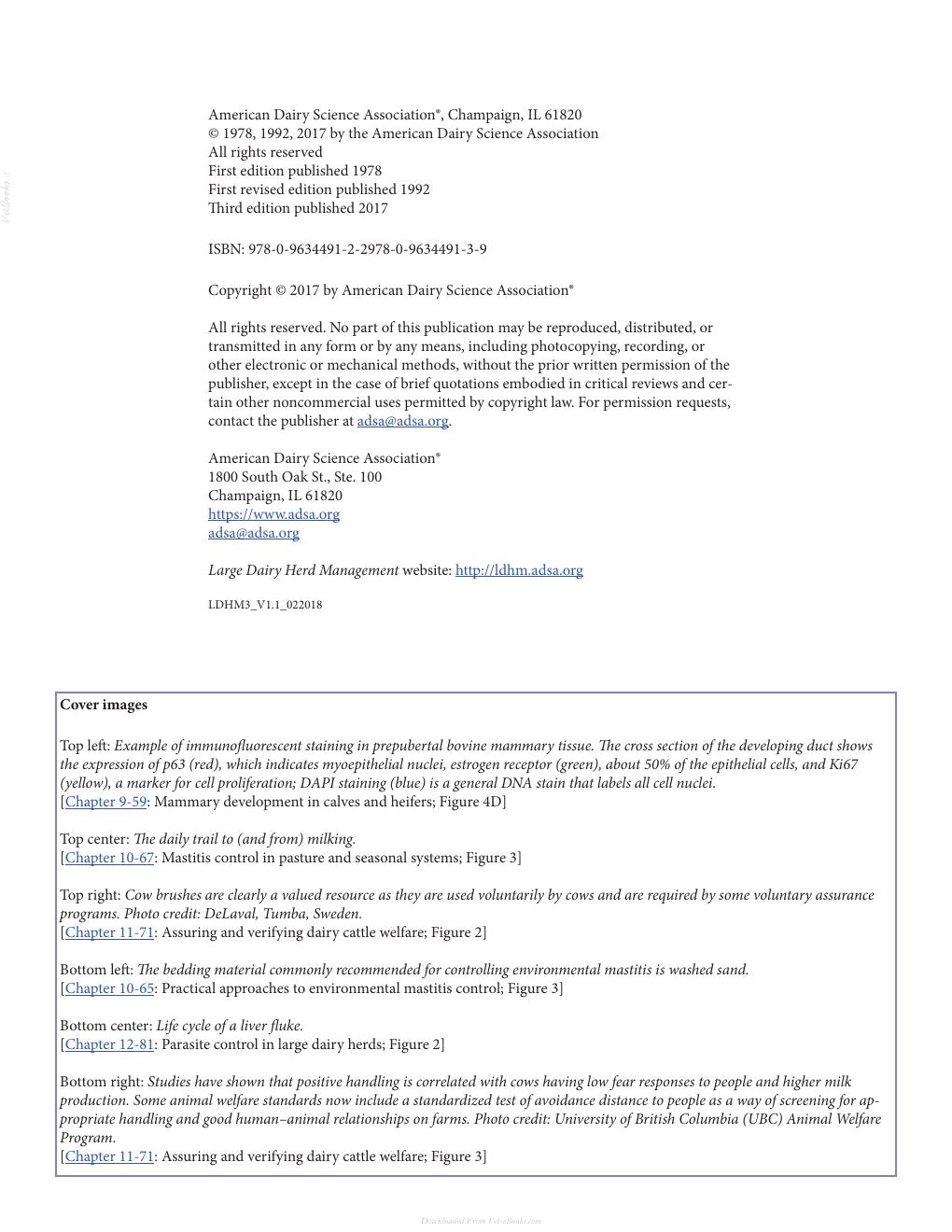 Look Inside sample page 3 - Large Dairy Herd Management 3Rd Edition