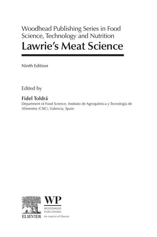 Look Inside sample page 2 - Lawries Meat Science 9Th Edition