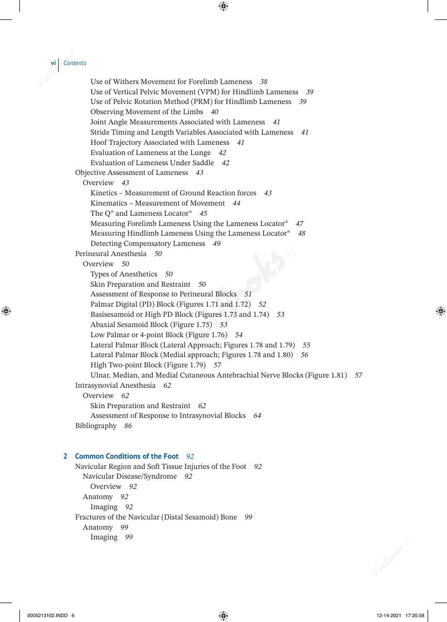 Preview page of Manual of Equine Lameness 2nd Edition