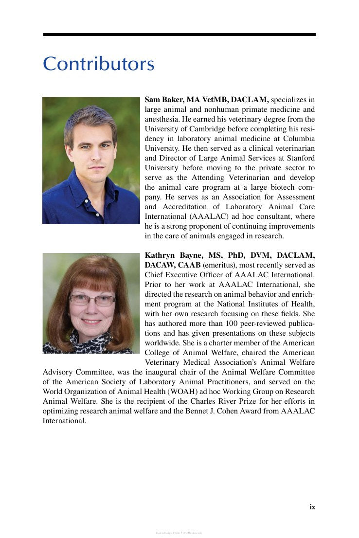 Look Inside page 10 - Manual Of Nonhuman Primate Anesthesia Analgesia And Postoperative Care