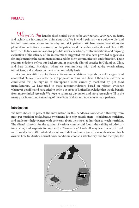 Look Inside page 3 - Manual Of Veterinary Dietetics