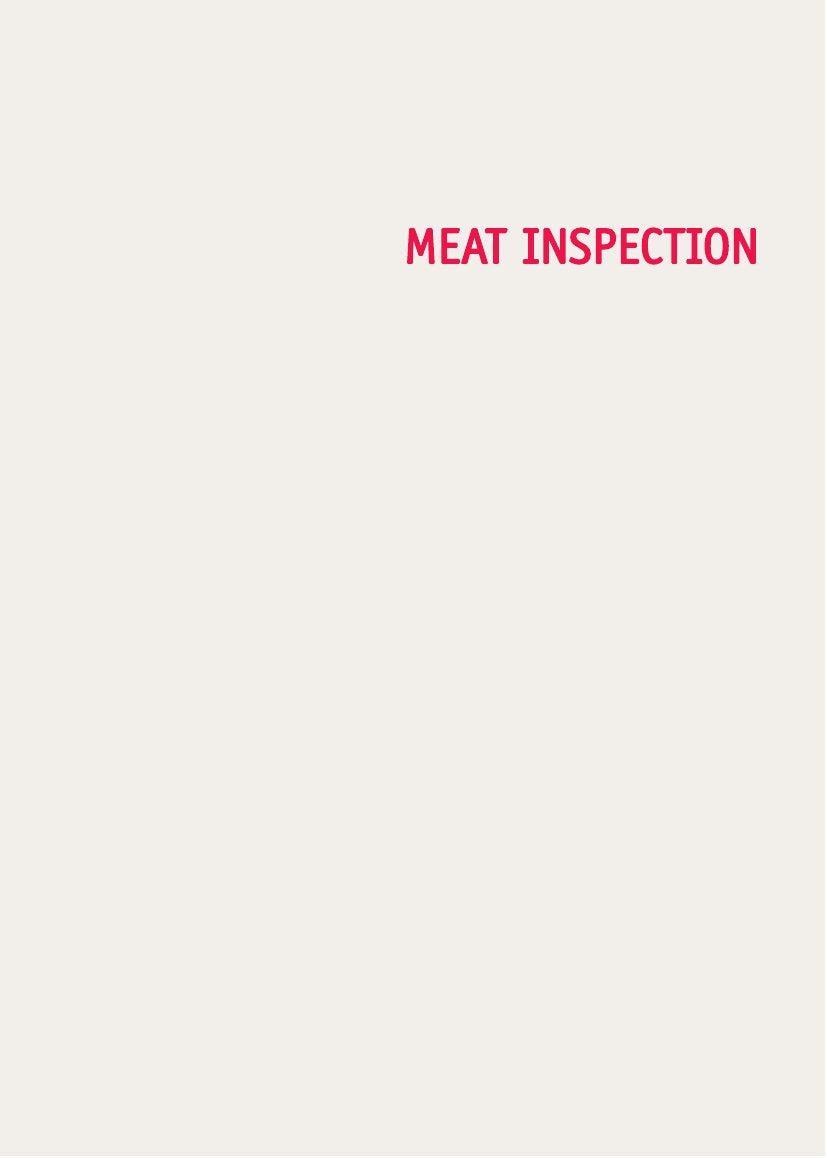 Look Inside page 3 - Meat Inspection The Pathoanatomic Basis